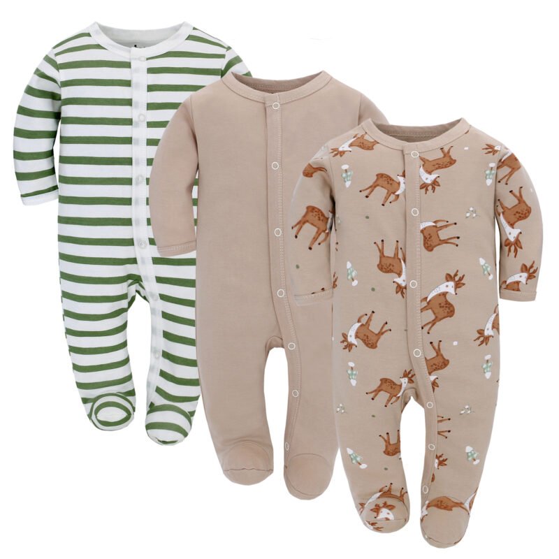 Baby Jumpsuit Long Sleeve Romper – Comfortable & Cozy Outfit for Infants