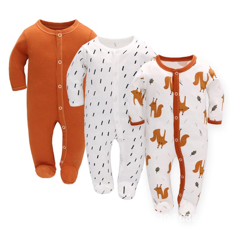 Baby Jumpsuit Long Sleeve Romper – Comfortable & Cozy Outfit for Infants