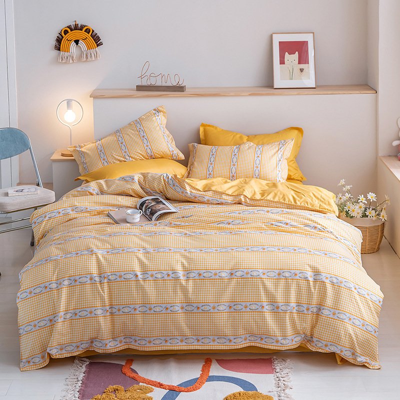 Leopard Print Bed Sheet Set of Four – Stylish and Bold Bedding for Your Bedroom