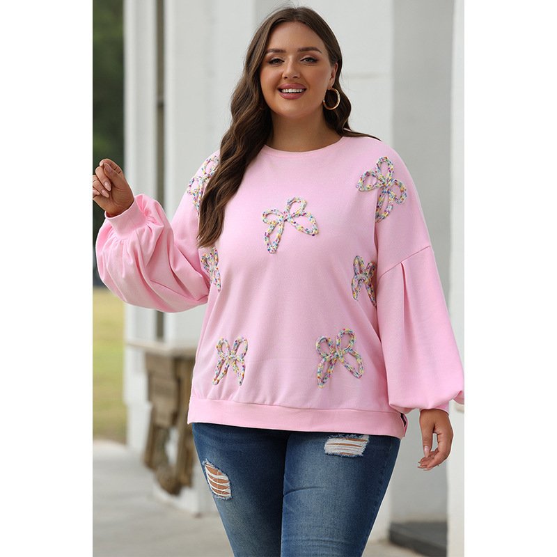 New Loose Crew Neck Pullover Sweatshirt for Women - Comfortable & Stylish