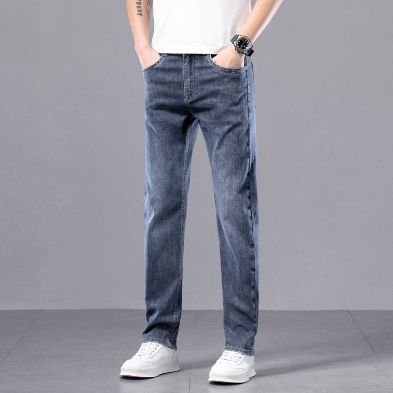 Men's Straight Slim Stretch Casual Pants – Comfortable & Stylish Fit