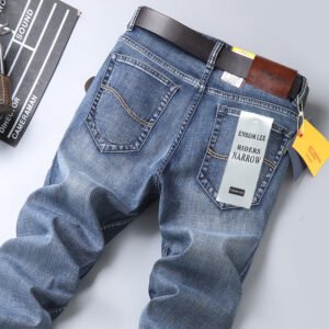 Straight Slim Stretch Business Casual Style Youth Trousers – Stylish & Comfortable