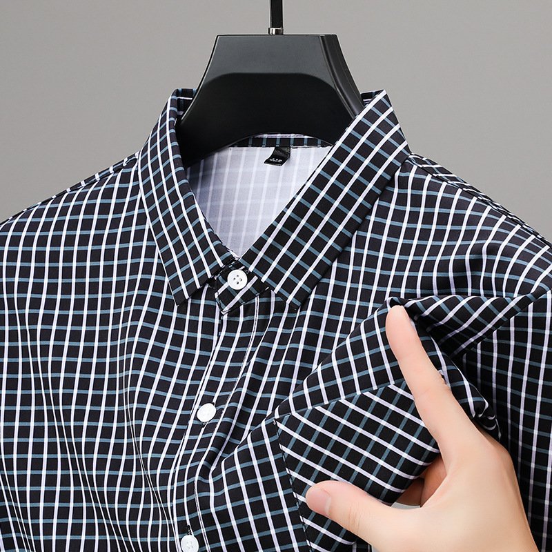 Long Sleeve Plaid Shirt for Men - Stylish and Comfortable Checkered Shirt