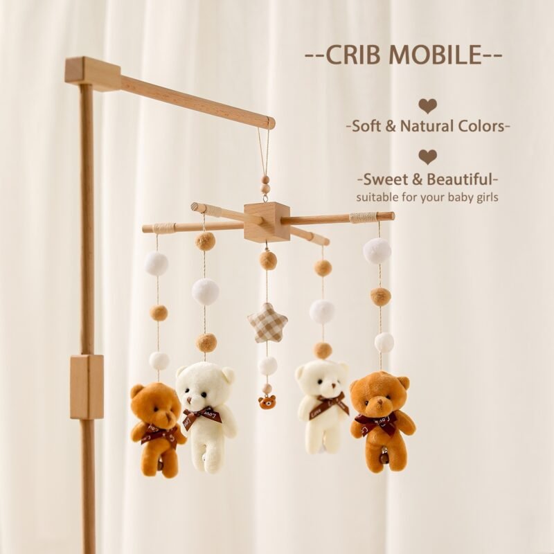 Plush Cloud Handmade Baby Bed Bell - Soft & Soothing Crib Toy for Babies