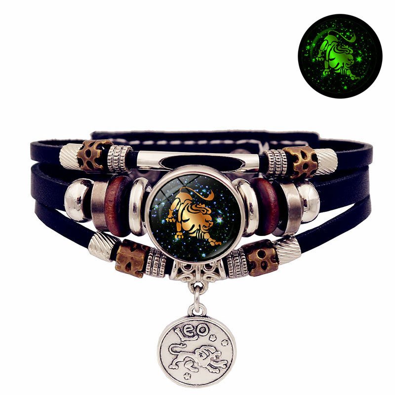 12 Constellation Couple Gifts – Handmade Multi-Layered Beaded Bracelet, Creative Jewelry for Couples