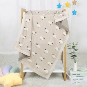 Baby Blanket Knitted Hug Blanket – Soft & Cozy Newborn Snuggle Blanket