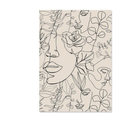 Boho Canvas Abstract Lines – Stylish Home Decor for Modern Interiors