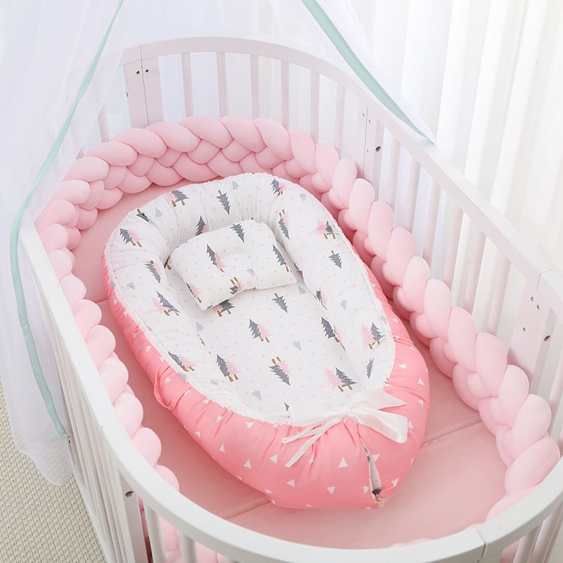Foldable & Washable Portable Anti-Pressure Baby Bed - Bionic In-Bed Sleeper