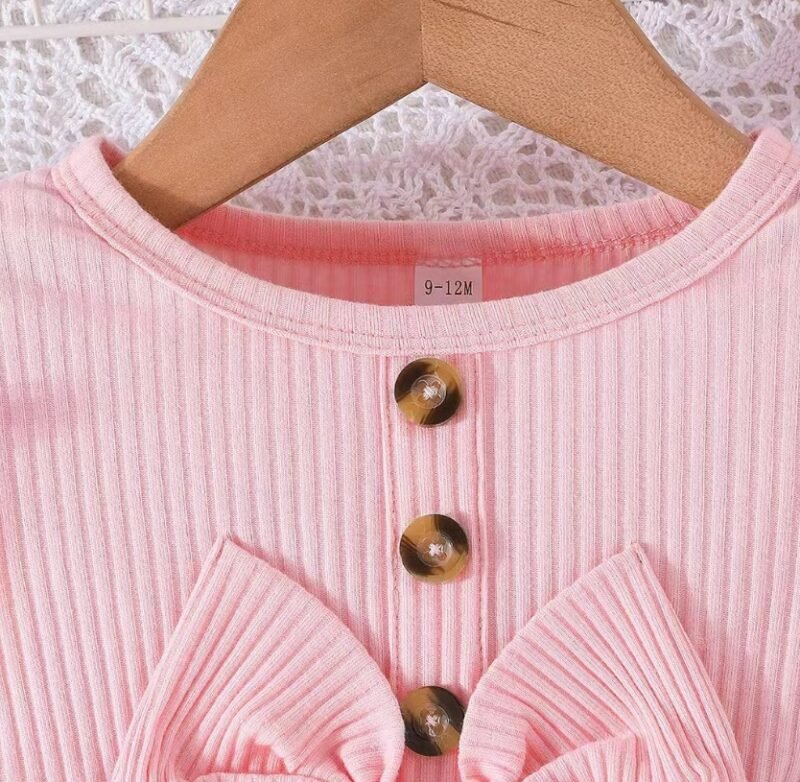 Bow Mesh A-Line Dress – Elegant & Stylish Children's Clothing for Girls