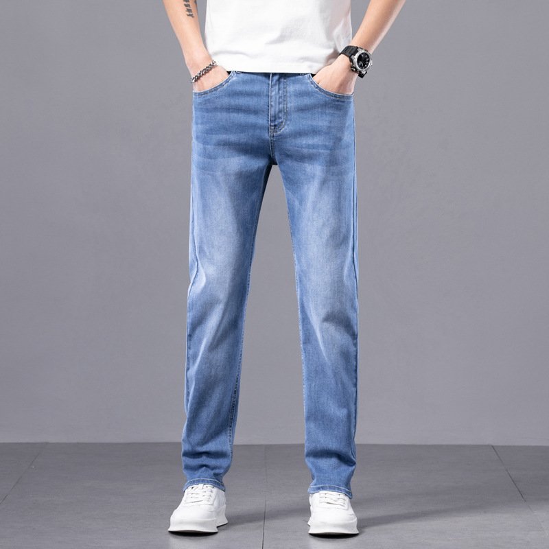 Men's Straight Slim Stretch Casual Pants – Comfortable & Stylish Fit