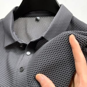 High-End Ice Silk Men's T-shirt – Premium Comfort & Stylish Fit