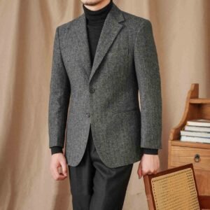 Slim Fit Warm Suit for Men – Stylish Winter Business Attire