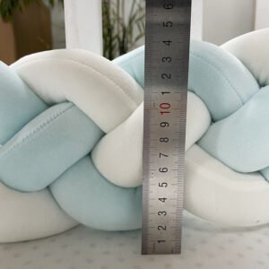 Woven Baby Bed Cover Bumper Strip - Four-Strand Soft Crib Protector