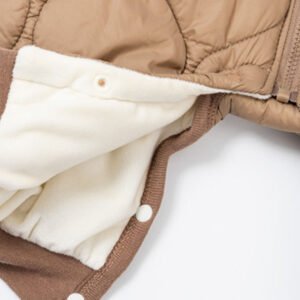 Baby Cotton Padded Coat Jumpsuit – Warm & Cozy Winter Outerwear for Babies