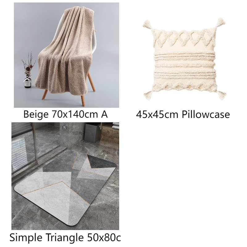 Bamboo Charcoal Solid Color Household Bath Towel for Adults – Soft, Absorbent & Antibacterial