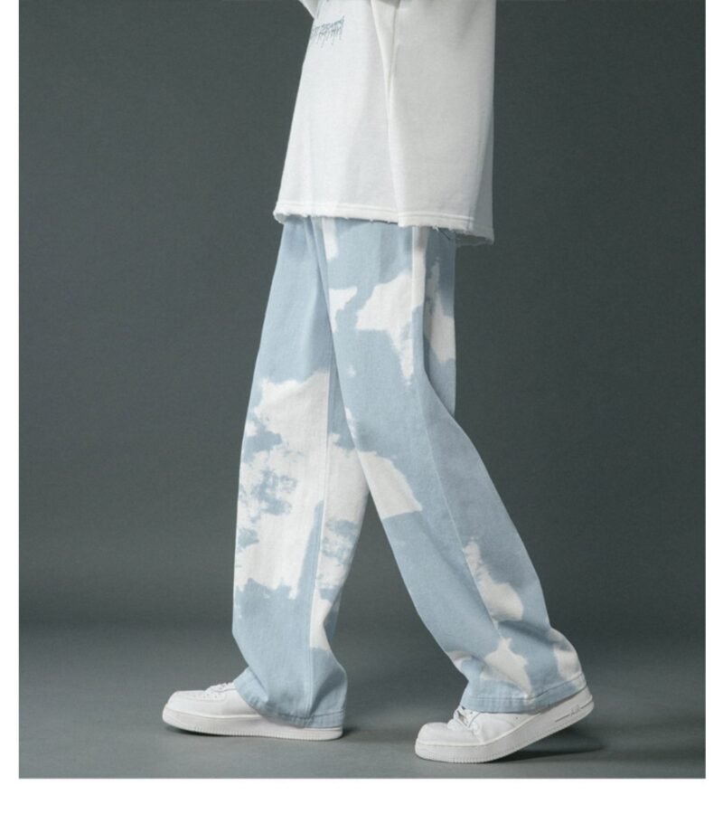 Dyed Denim Straight Leg Pants for Boys – Trendy & Comfortable Casual Wear