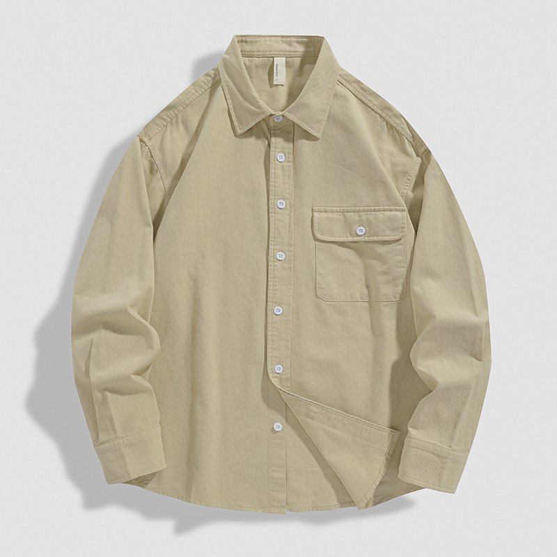 Men's Cotton High-Grade Loose Casual Shirt – Comfortable & Stylish
