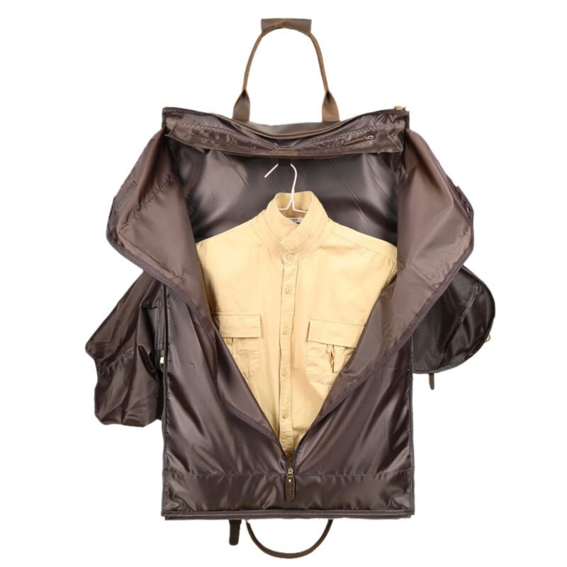 Genuine Cowhide Leather Handheld Portable Travel Bag - Durable & Stylish Men's Travel Bag