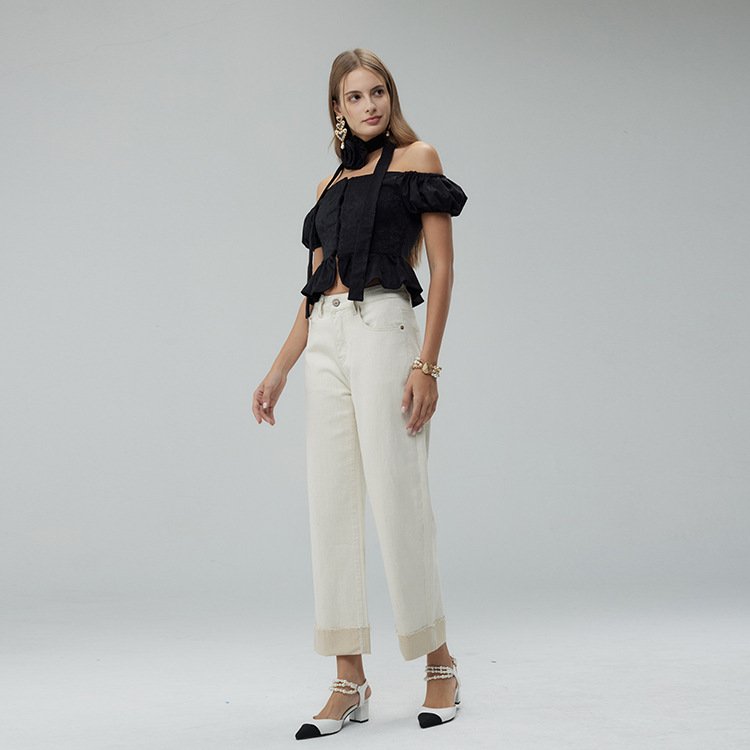 Cropped Wide Leg Pants- Stylish & Comfortable Summer Fit