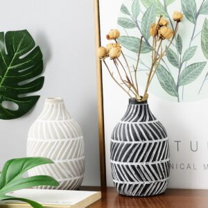 Ceramic Vase Decoration – Simple Handicraft Art for Flower Arrangements and Hydroponics