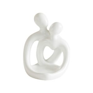Ceramic Couple Candlestick – Modern Nordic Suit & Retro Aromatherapy Candle Cup Ornaments