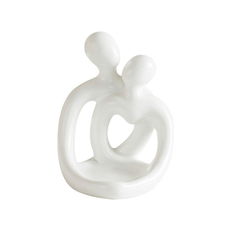 Ceramic Couple Candlestick – Modern Nordic Suit & Retro Aromatherapy Candle Cup Ornaments