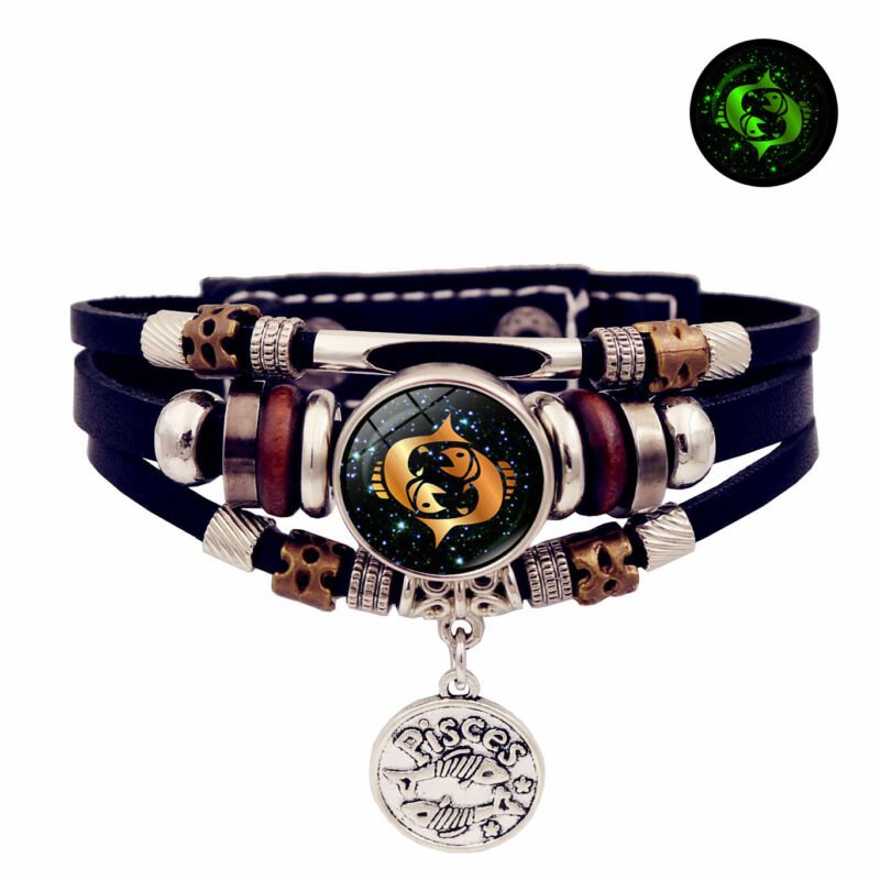 12 Constellation Couple Gifts – Handmade Multi-Layered Beaded Bracelet, Creative Jewelry for Couples
