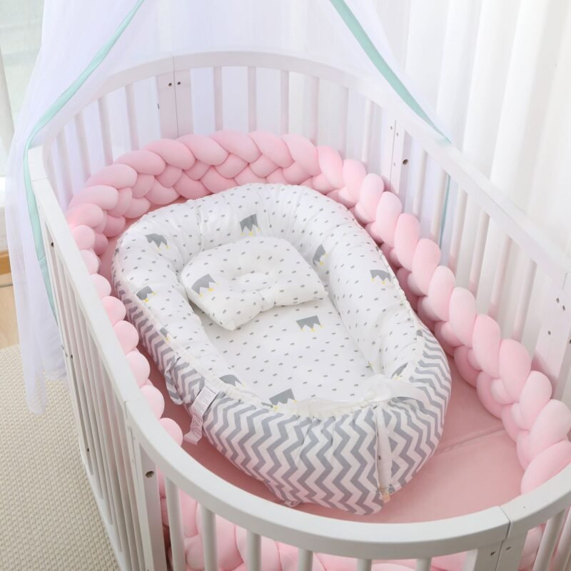 Foldable & Washable Portable Anti-Pressure Baby Bed - Bionic In-Bed Sleeper