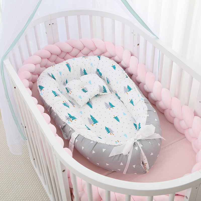 Foldable & Washable Portable Anti-Pressure Baby Bed - Bionic In-Bed Sleeper