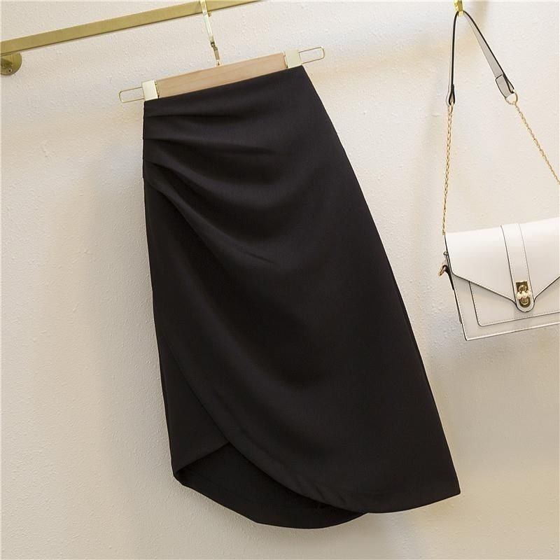 Sexy Pleated High Waist Slimming Sheath Skirt - Look Taller & Chic