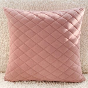Living Room Home Pillows with Fabric Art – Velvet Cushions for Elegant Decor