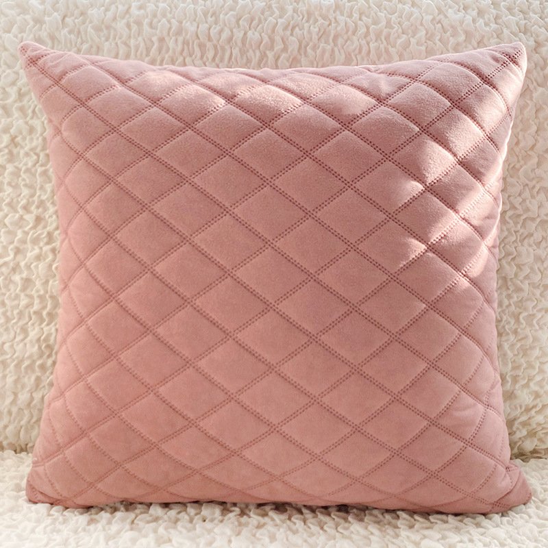 Living Room Home Pillows with Fabric Art – Velvet Cushions for Elegant Decor