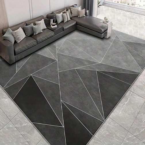 Bedside Blanket Covered with Decorative Floor Mats – Cozy & Stylish Bedroom Decor