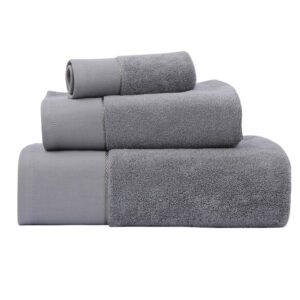 Cotton Towel Bath Set – Three-Piece Water-Absorbing Gift Towel Bath Towel Set