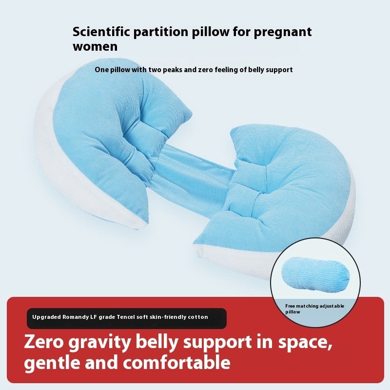Maternity Waist Protection Sleeping Pillow – U-Shaped Belly Support Pad for Pregnant Women