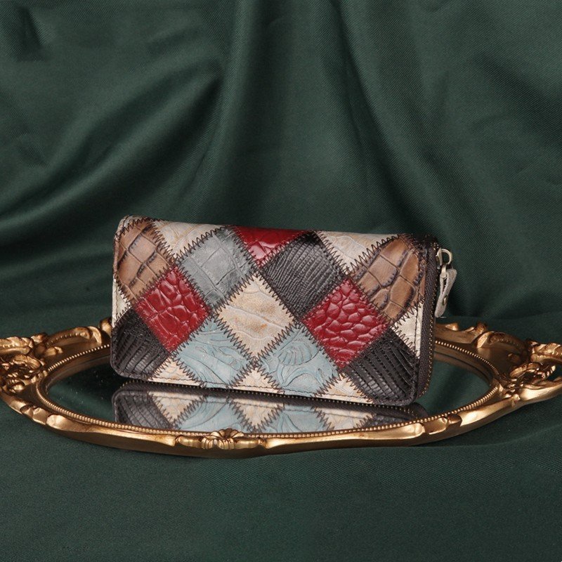 Long Leather Purse - Large Capacity & High-End Design for Girls