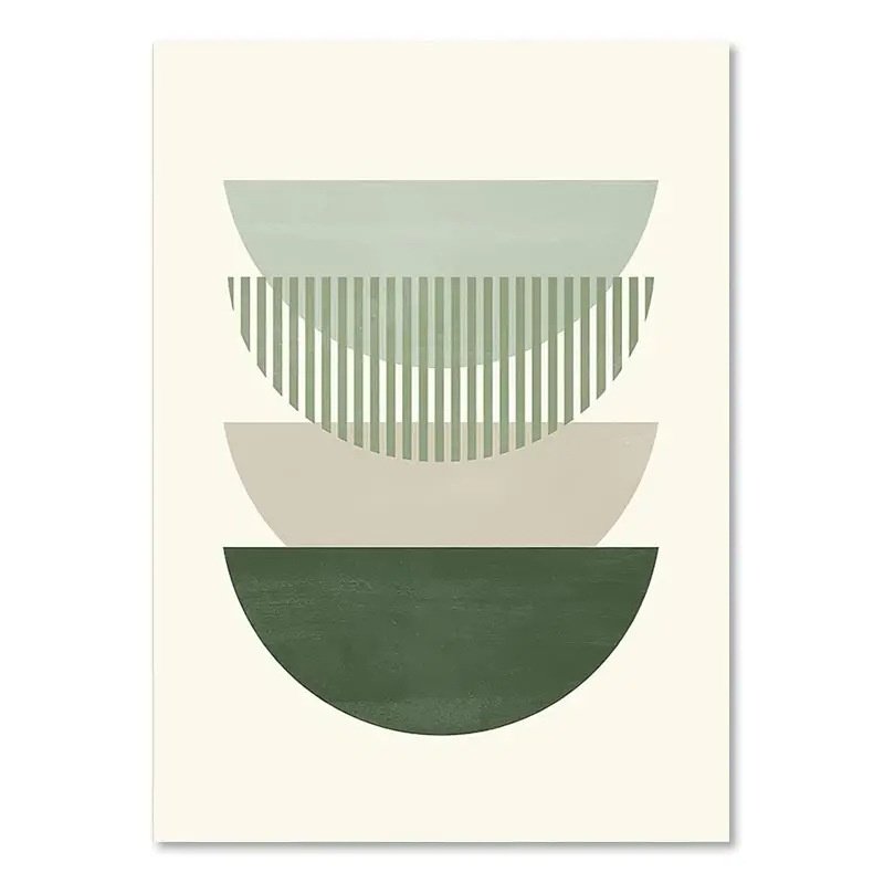 Green Plant Decorative Painting – Refreshing Wall Art for Nature-Inspired Home Decor