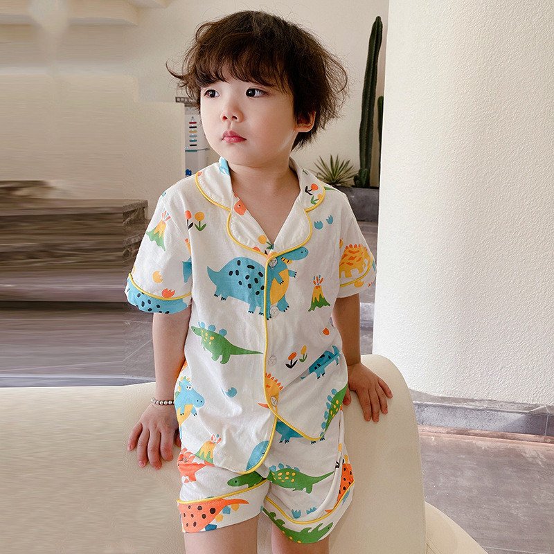 Kids Air Conditioning Pajama Set | Comfortable Cardigan Homewear