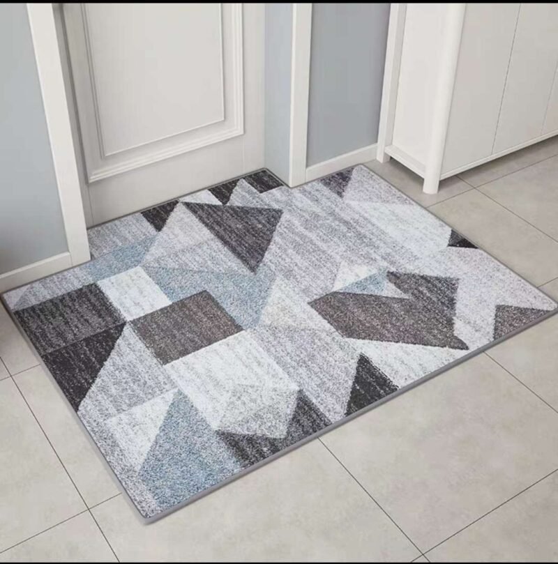 Modern Minimalist Home Entrance Floor Mats – Custom Non-Slip, Absorbent Foot Mats for Living Room & Bedroom