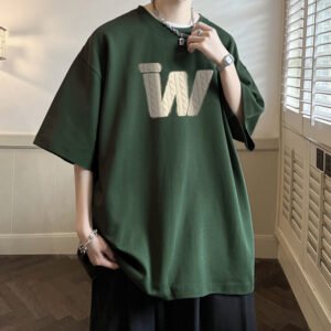 Retro Cotton T-Shirt – Classic Half Sleeve Vintage Tee for Timeless Style