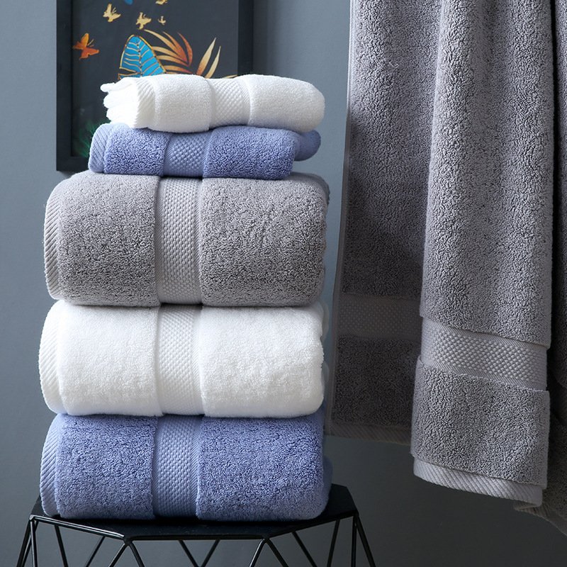 Class A Plus-Sized Thick Long-Staple Cotton Bath Towel – Soft & Absorbent Luxury Towel