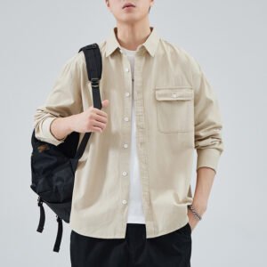 Men's Cotton High-Grade Loose Casual Shirt – Comfortable & Stylish