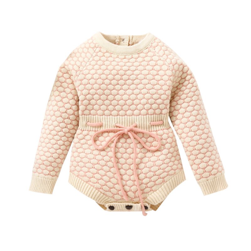 Children's Cotton Knitted One-Piece Romper – Soft & Comfortable Baby Outfit