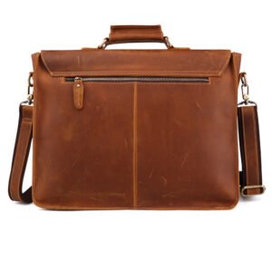 Genuine Leather Men's Business Briefcase | Premium Quality Office Work Bag