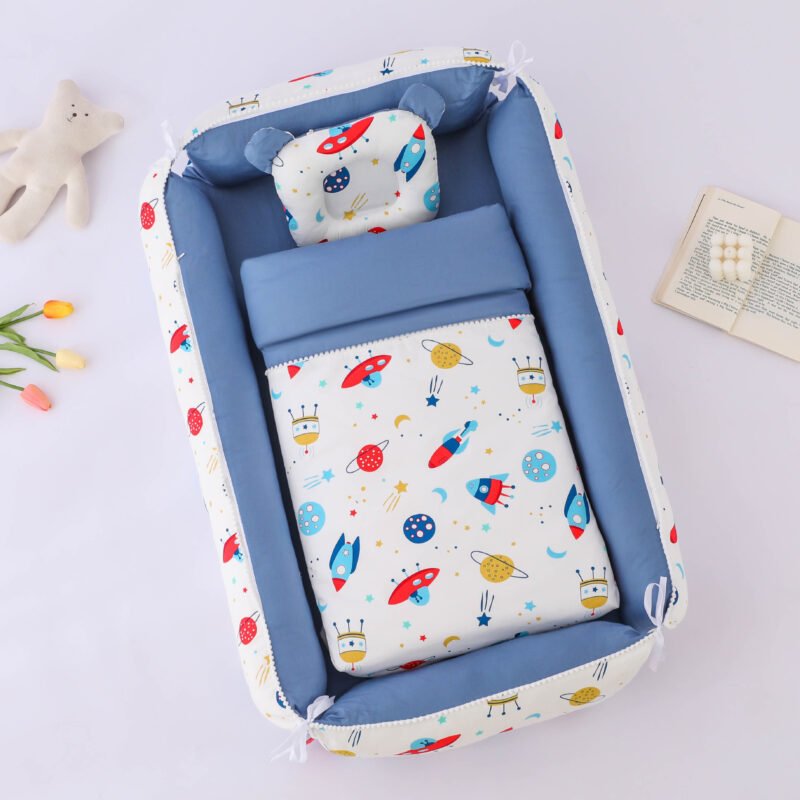 Baby Bed Bionic Nursing Bed - Removable & Washable for Comfort and Cleanliness