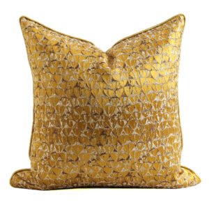 Luxurious Design Cushion Yellow Pillowcase – Elegant Home Accent