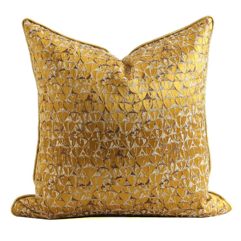 Luxurious Design Cushion Yellow Pillowcase – Elegant Home Accent