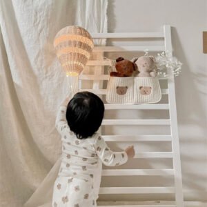 Bed Storage Hanging Bag - Baby Bottle & Diaper Organizer for Convenience