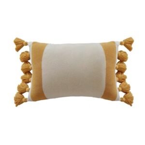 Nordic Simple Solid Color Wool Ball Pillow – Cozy and Elegant Decorative Cushion