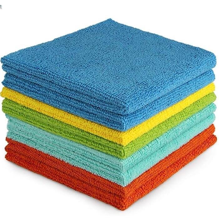 Microfiber Kitchen Dishcloth – Wet & Dry Dual Use for Efficient Cleaning